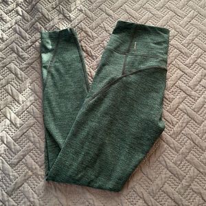 Green pattern leggings